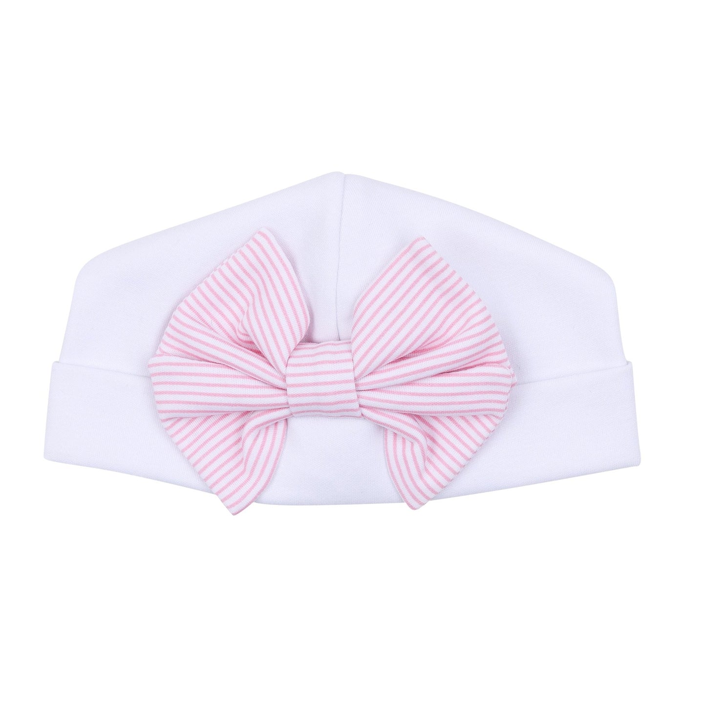 Santa Baby Bow Hat - Pink - Magnolia BabyHat