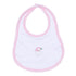 Santa Baby Embroidered Bib - Pink - Magnolia BabyBib
