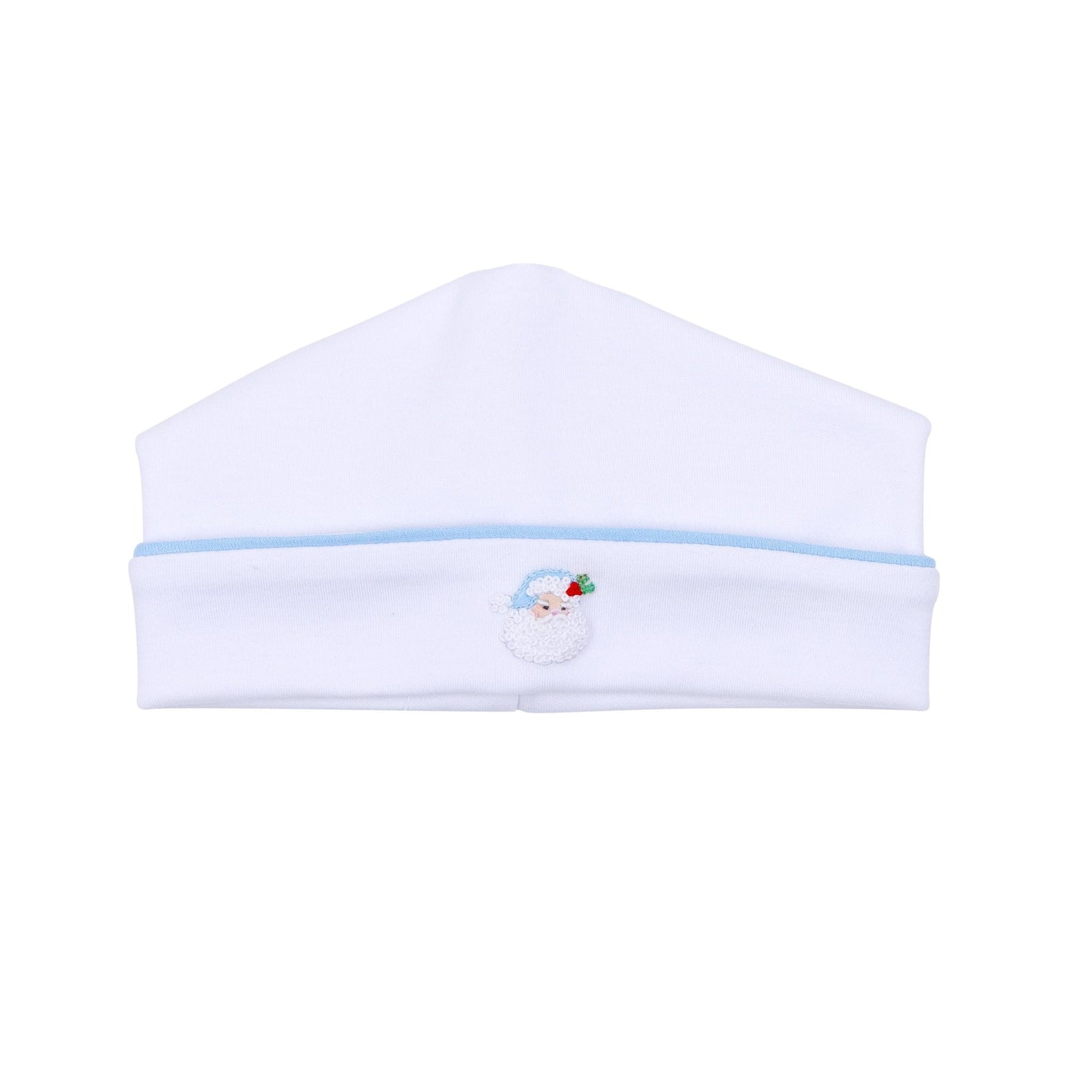 Santa Baby Embroidered Hat - Light Blue - Magnolia BabyHat