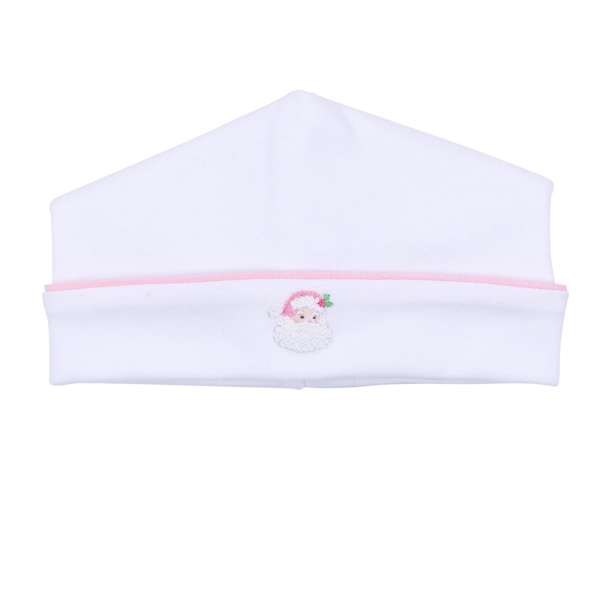 Santa Baby Embroidered Hat - Pink - Magnolia BabyHat