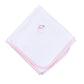 Santa Baby Embroidered Receiving Blanket - Pink - Magnolia BabyReceiving Blanket