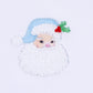 Santa Baby Embroidered Short Sleeve Boy Bubble - Light Blue - Magnolia BabyBubble