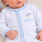 Magnolia Baby_Santa Baby Hand-Embroidered Baby's First Christmas Boy Footie_2