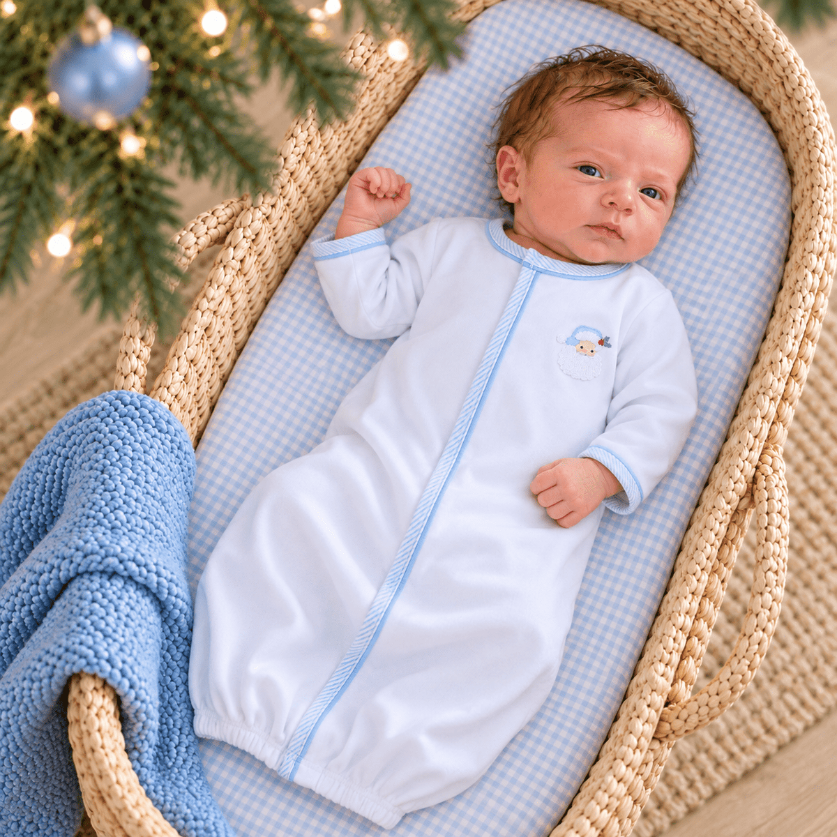 Magnolia Baby_Santa Baby Hand-Embroidered Boy Converter_1