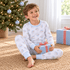 Magnolia Baby_Santa Baby Long Pajamas - Light Blue_1