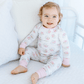 Santa Baby Long Pajamas - Pink - Magnolia BabyLong Pajamas