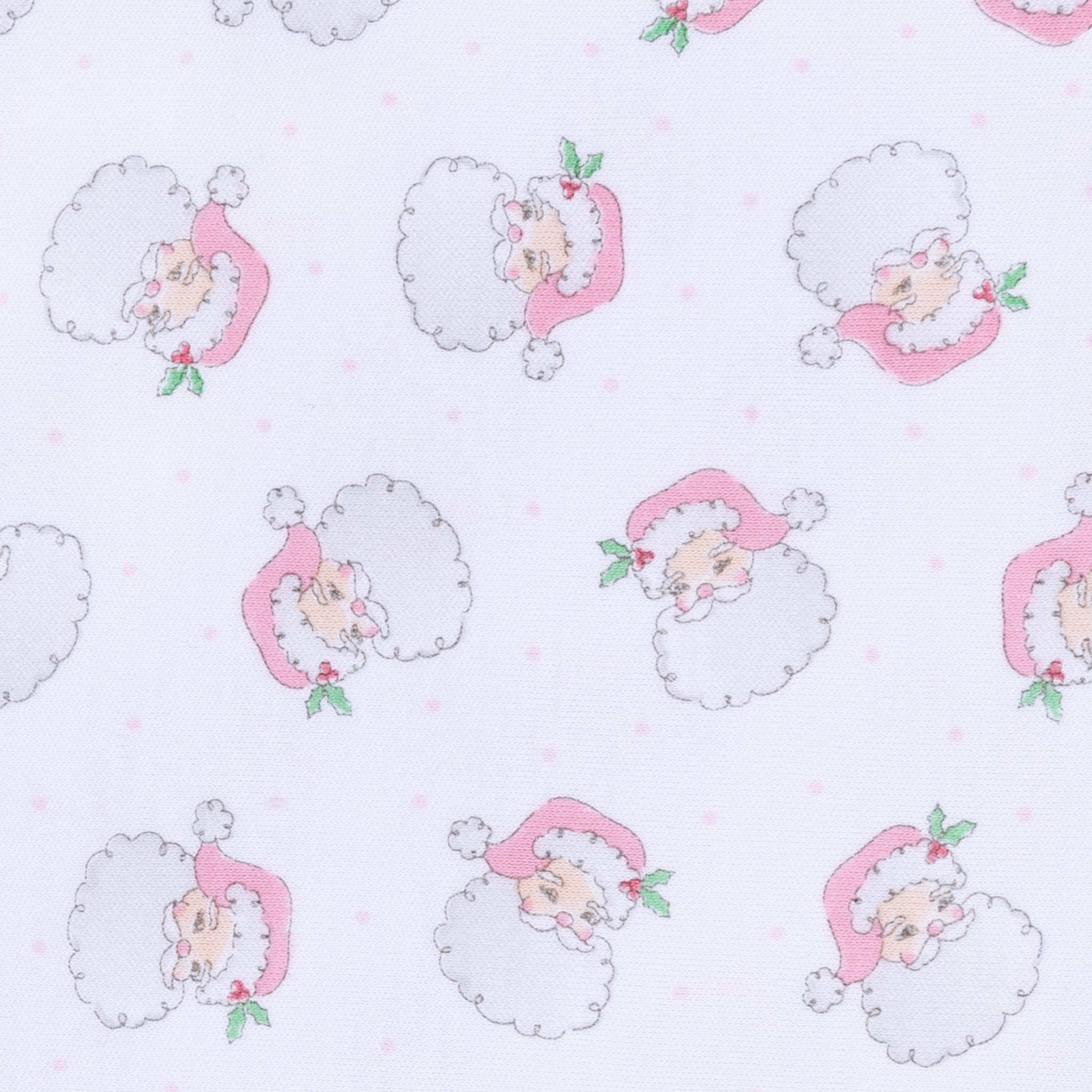 Santa Baby Long Pajamas - Pink - Magnolia BabyLong Pajamas