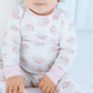 Santa Baby Long Pajamas - Pink - Magnolia BabyLong Pajamas