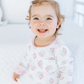Santa Baby Long Sleeve Nightdress - Pink - Magnolia BabyNightdress