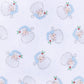 Santa Baby Print Converter - Light Blue - Magnolia BabyConverter Gown