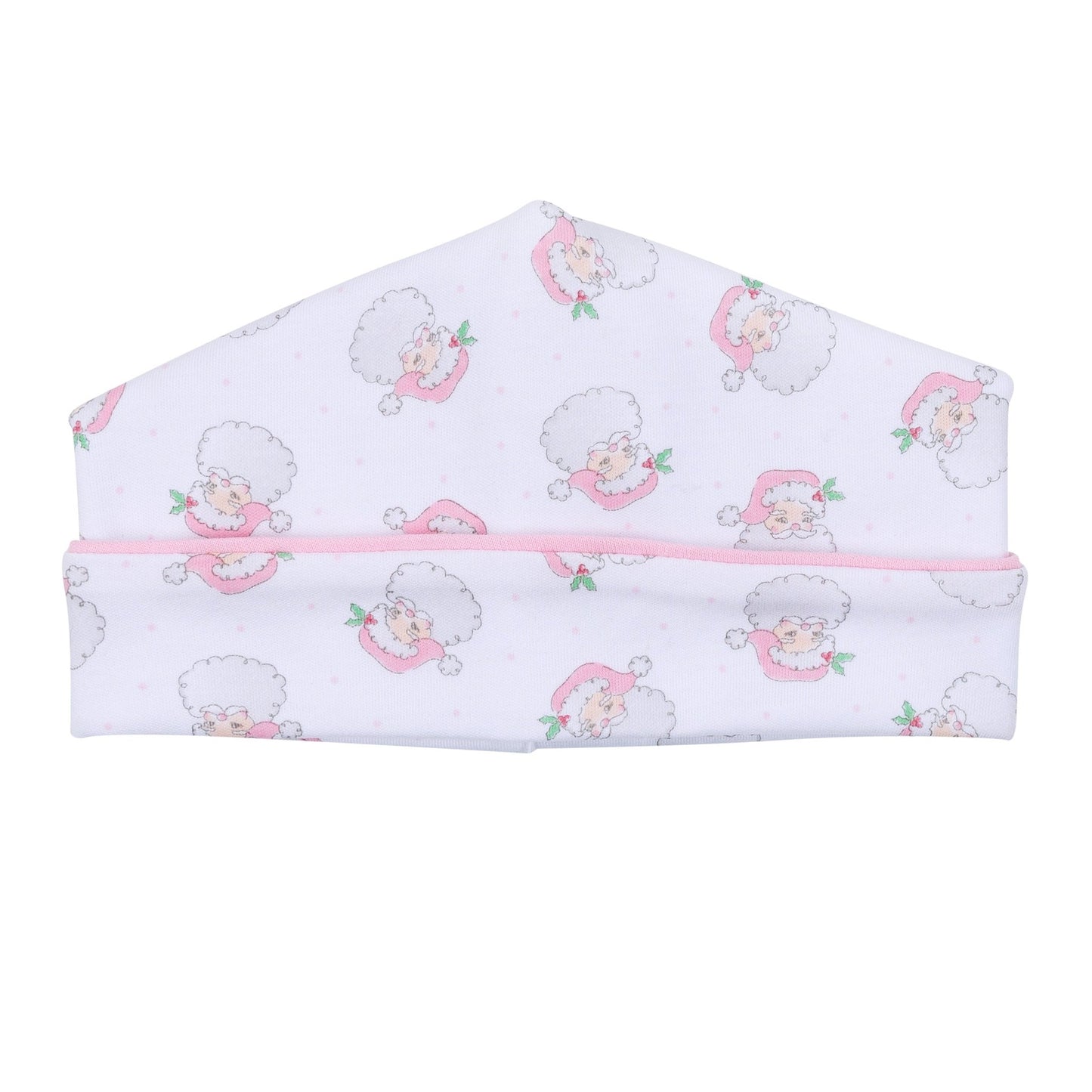 Santa Baby Print Hat - Pink - Magnolia BabyHat