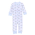 Santa Baby Zip Pajamas - Light Blue - Magnolia BabyZipper Pajamas