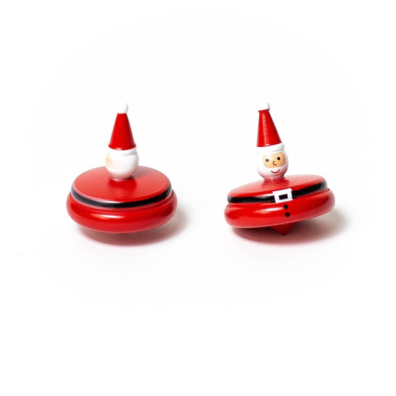 Santa Christmas Spinners - Magnolia BabyWooden Toy