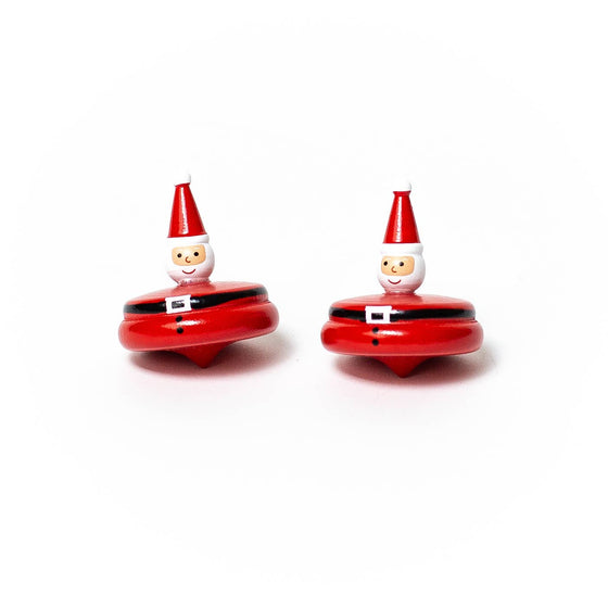 Santa Christmas Spinners - Magnolia BabyWooden Toy
