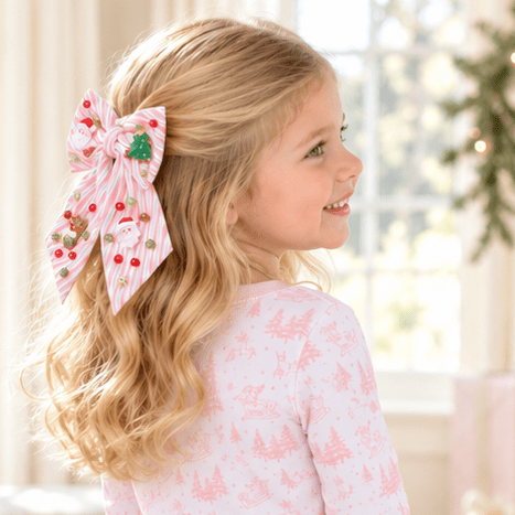 Poppyland_Santa Stripe Bow_1