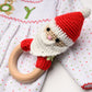 Santa Teething Rattle - Magnolia BabyRattle