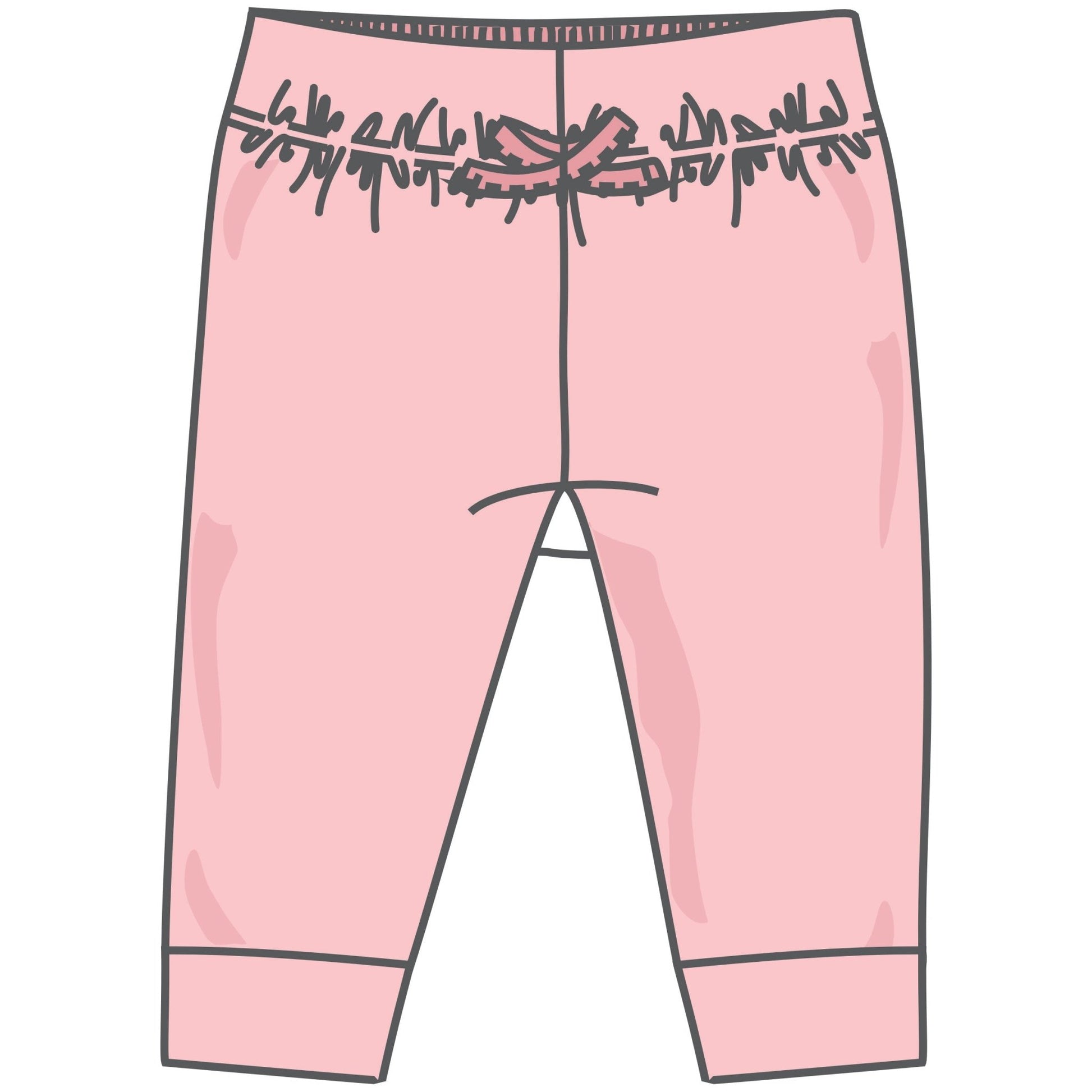 Santa's Treats Joggers - Dusty Rose - Magnolia BabyJoggers