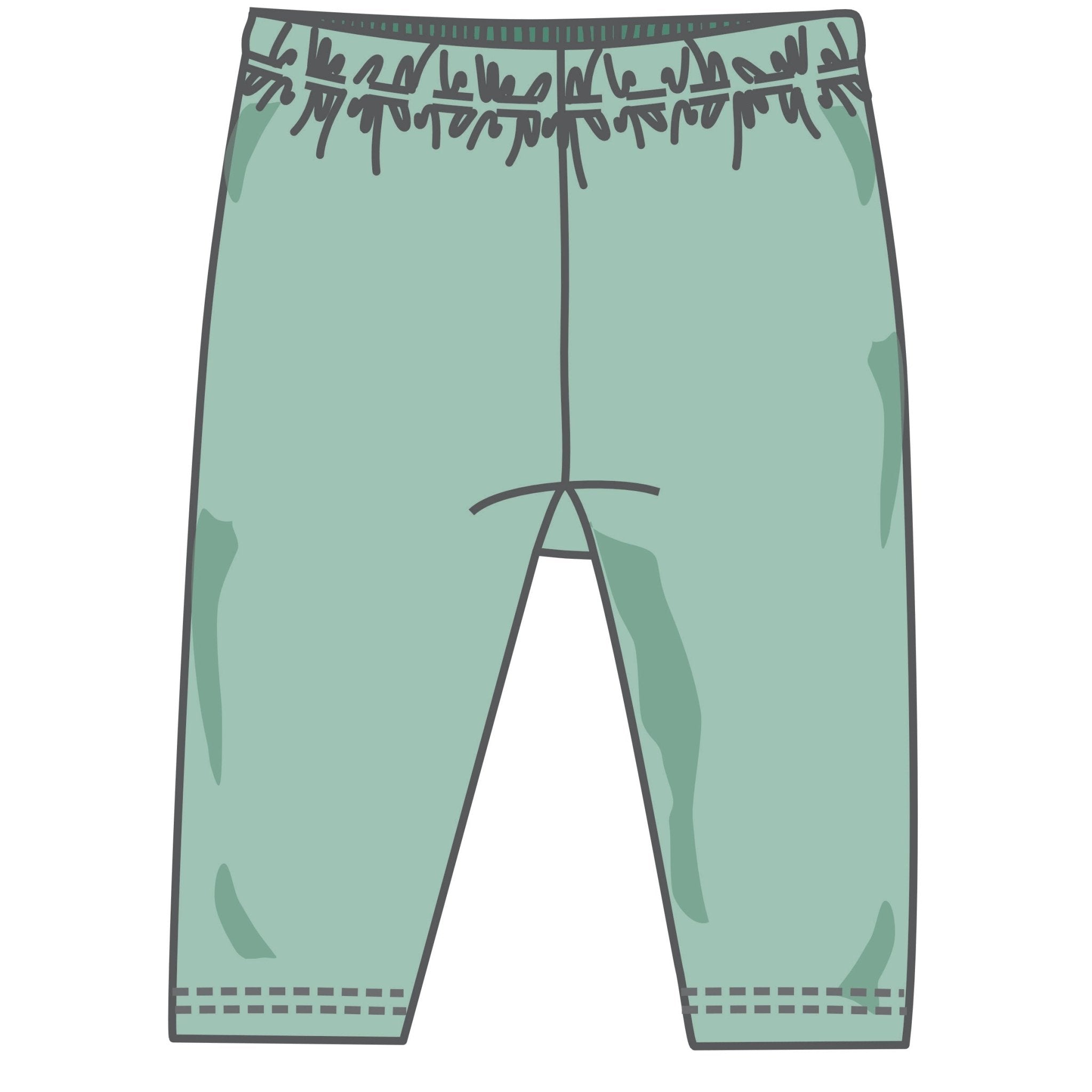 Santa's Treats Leggings - Moss - Magnolia BabyLeggings