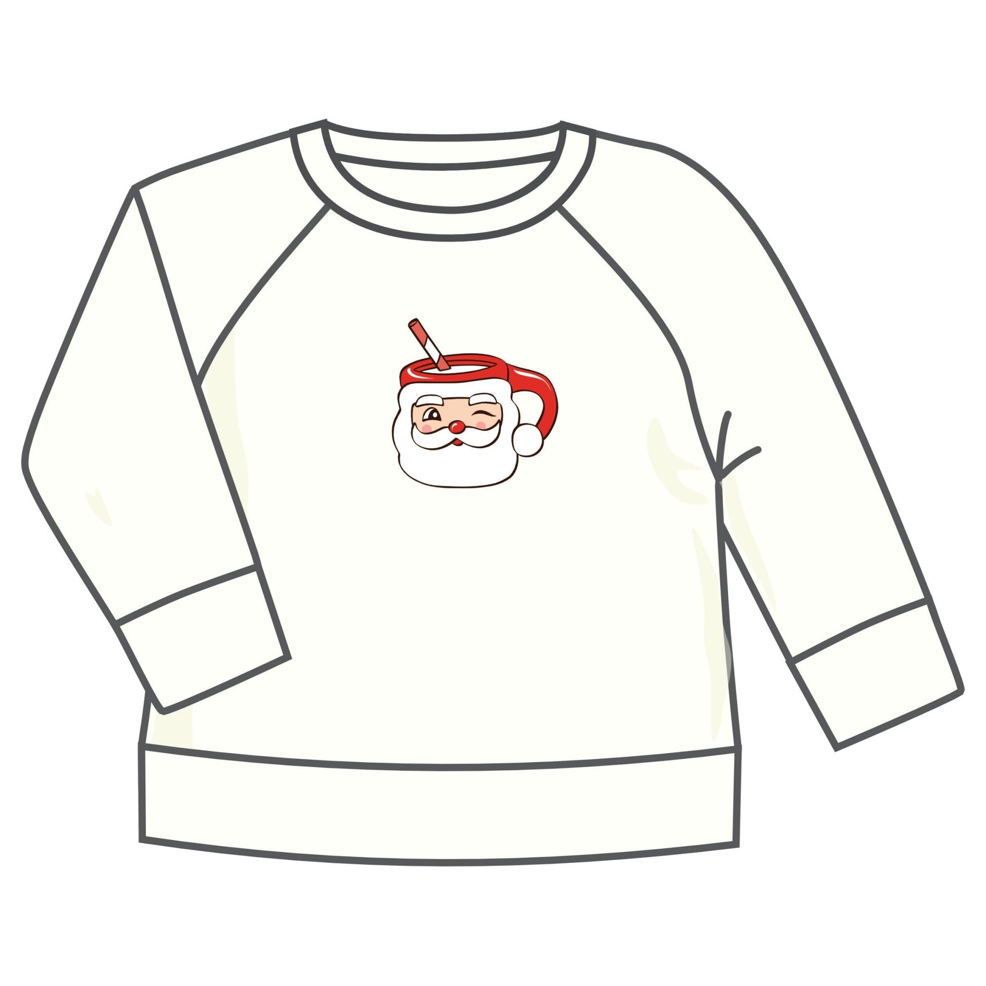 Santa's Treats Pullover Sweatshirt - Ivory - Magnolia BabyPullover
