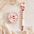 Scalloped Blush Ombre Pacifier Clip Set - Magnolia BabyPacifiers & Clips