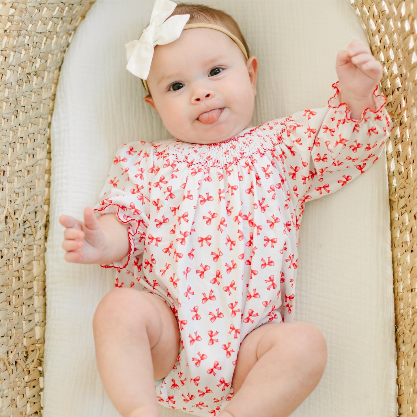 Scarlett Bows Bishop Bubble - Magnolia BabyBubble