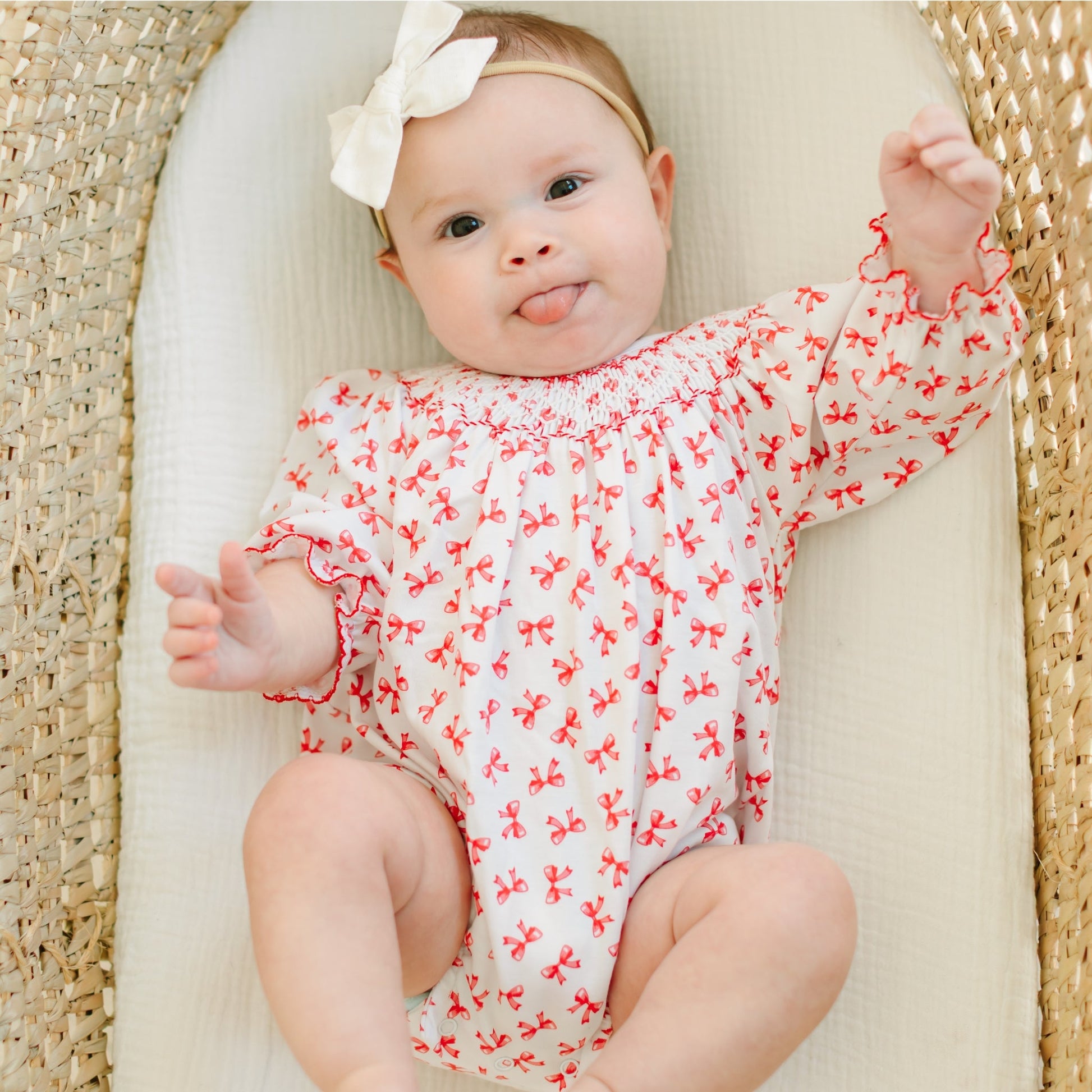 Scarlett Bows Bishop Bubble - Magnolia BabyBubble