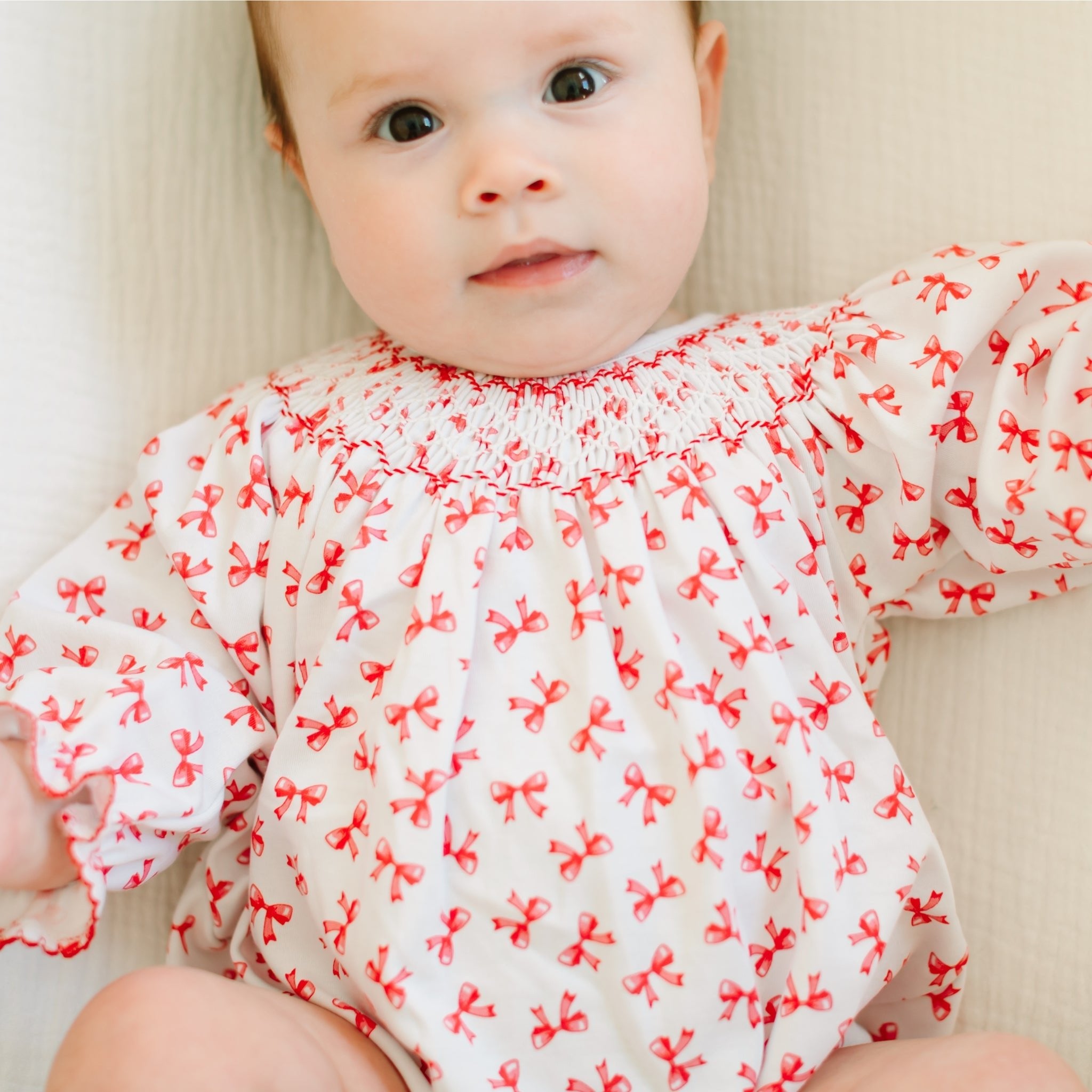 Scarlett Bows Bishop Bubble - Magnolia BabyBubble