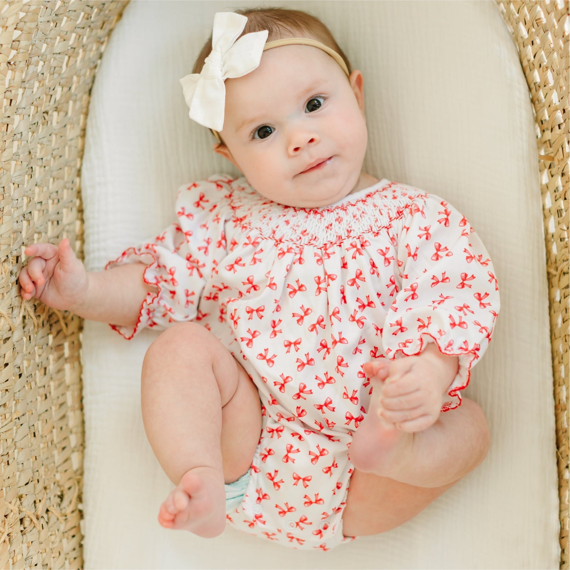 Scarlett Bows Bishop Bubble - Magnolia BabyBubble