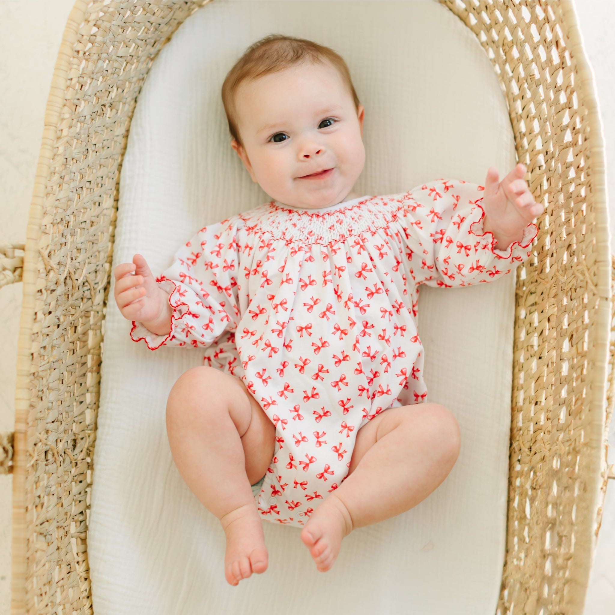Scarlett Bows Bishop Bubble - Magnolia BabyBubble