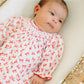 Scarlett Bows Bishop Footie - Magnolia BabyFootie