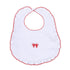 Scarlett Bows Embroidered Ruffle Bib - Magnolia BabyBib