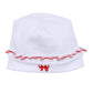 Scarlett Bows Embroidered Ruffle Hat - Magnolia BabyHat