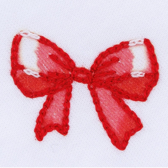 Scarlett Bows Embroidered Short Sleeve Bubble - Magnolia BabyBubble