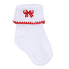 Scarlett Bows Embroidered Socks - Magnolia BabySocks