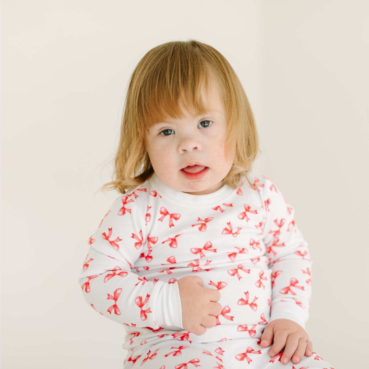 Scarlett Bows Long Pajamas - Magnolia BabyLong Pajamas