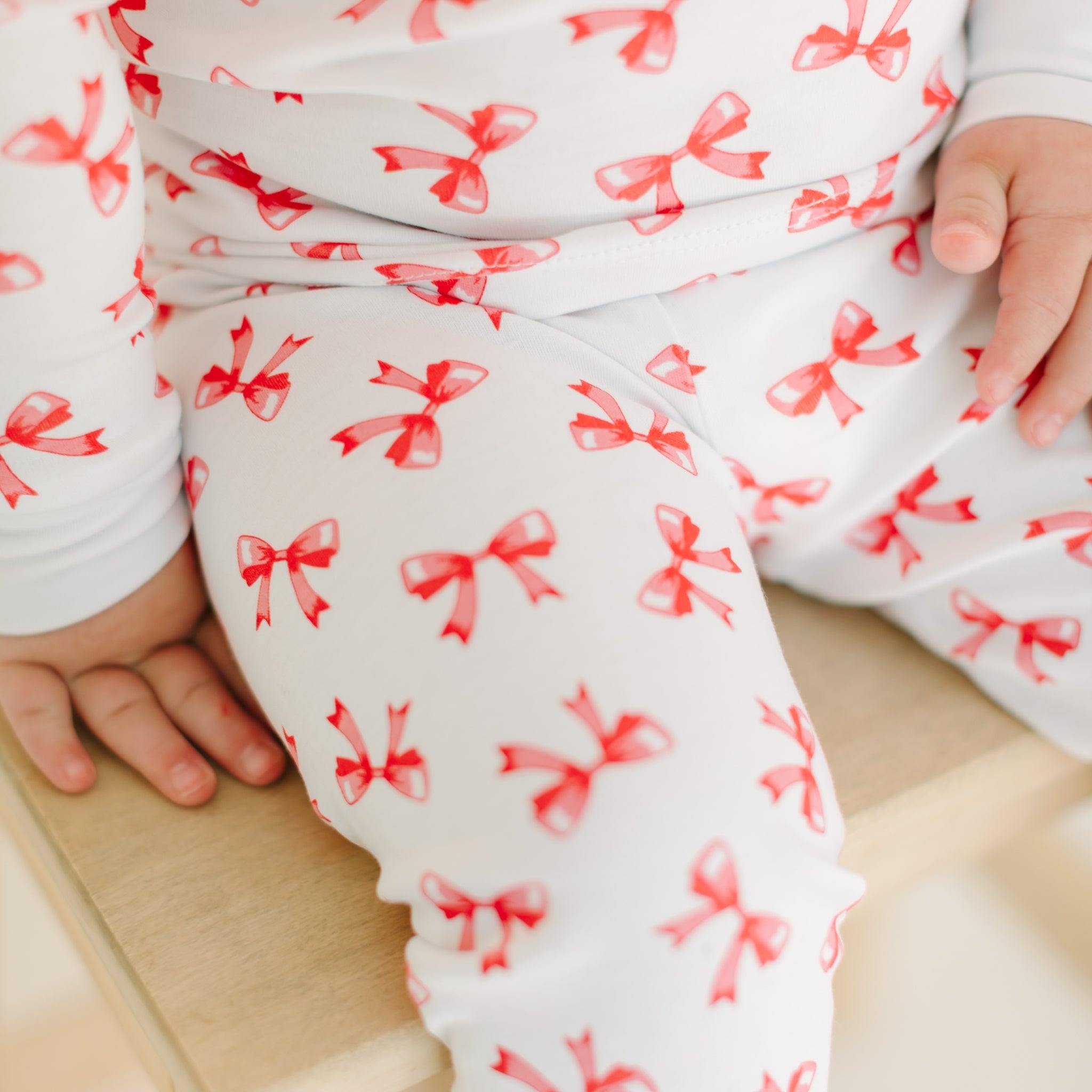 Scarlett Bows Long Pajamas - Magnolia BabyLong Pajamas