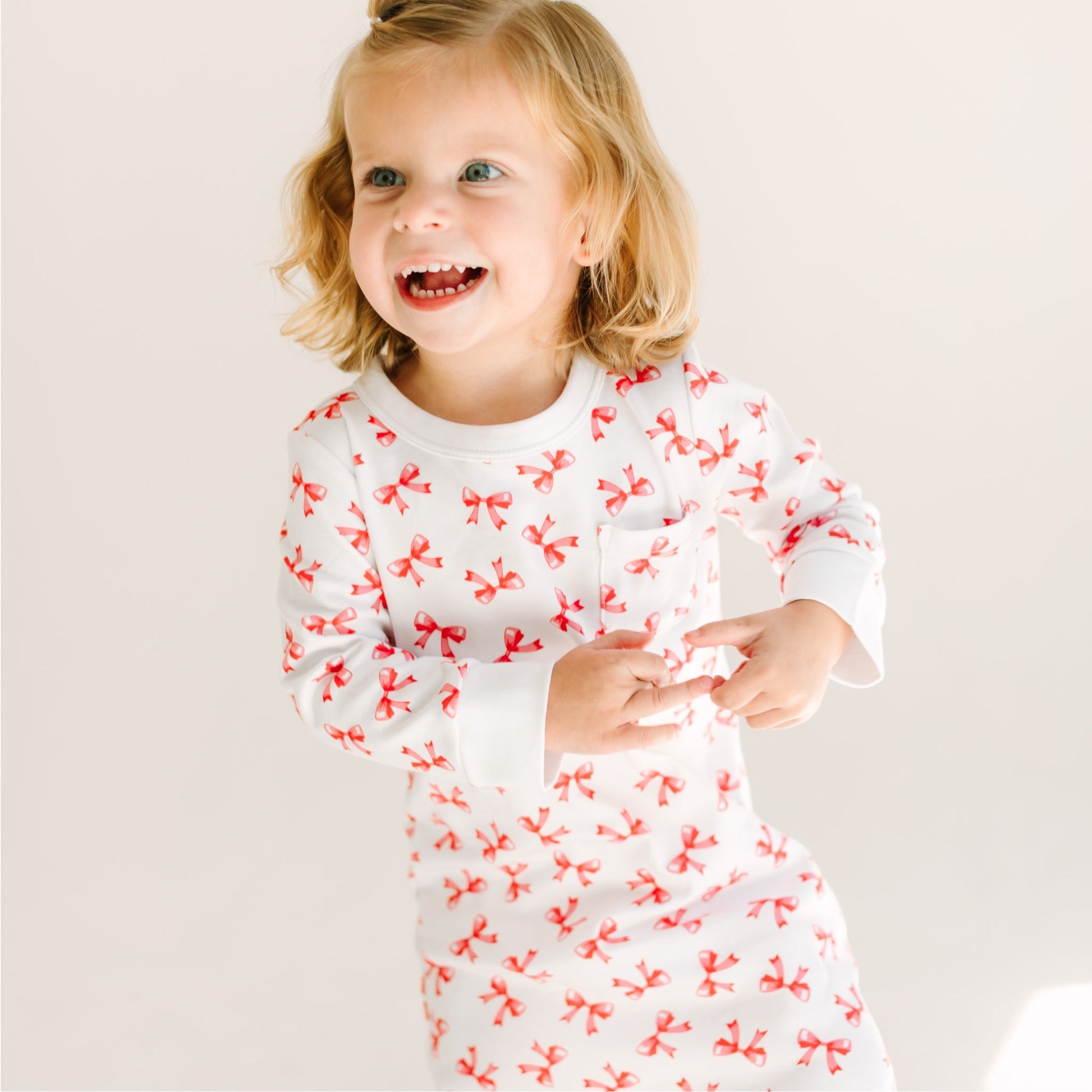 Scarlett Bows Nightdress - Magnolia BabyNightdress