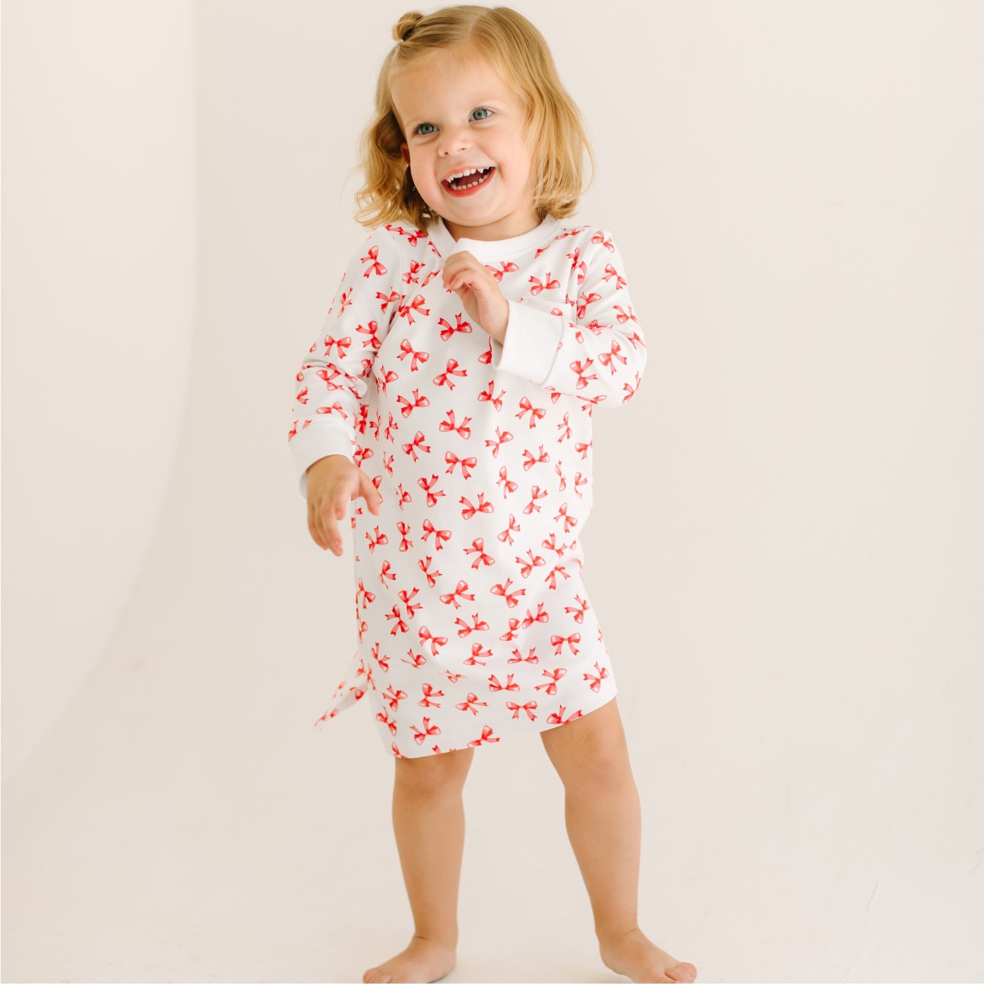 Scarlett Bows Nightdress - Magnolia BabyNightdress