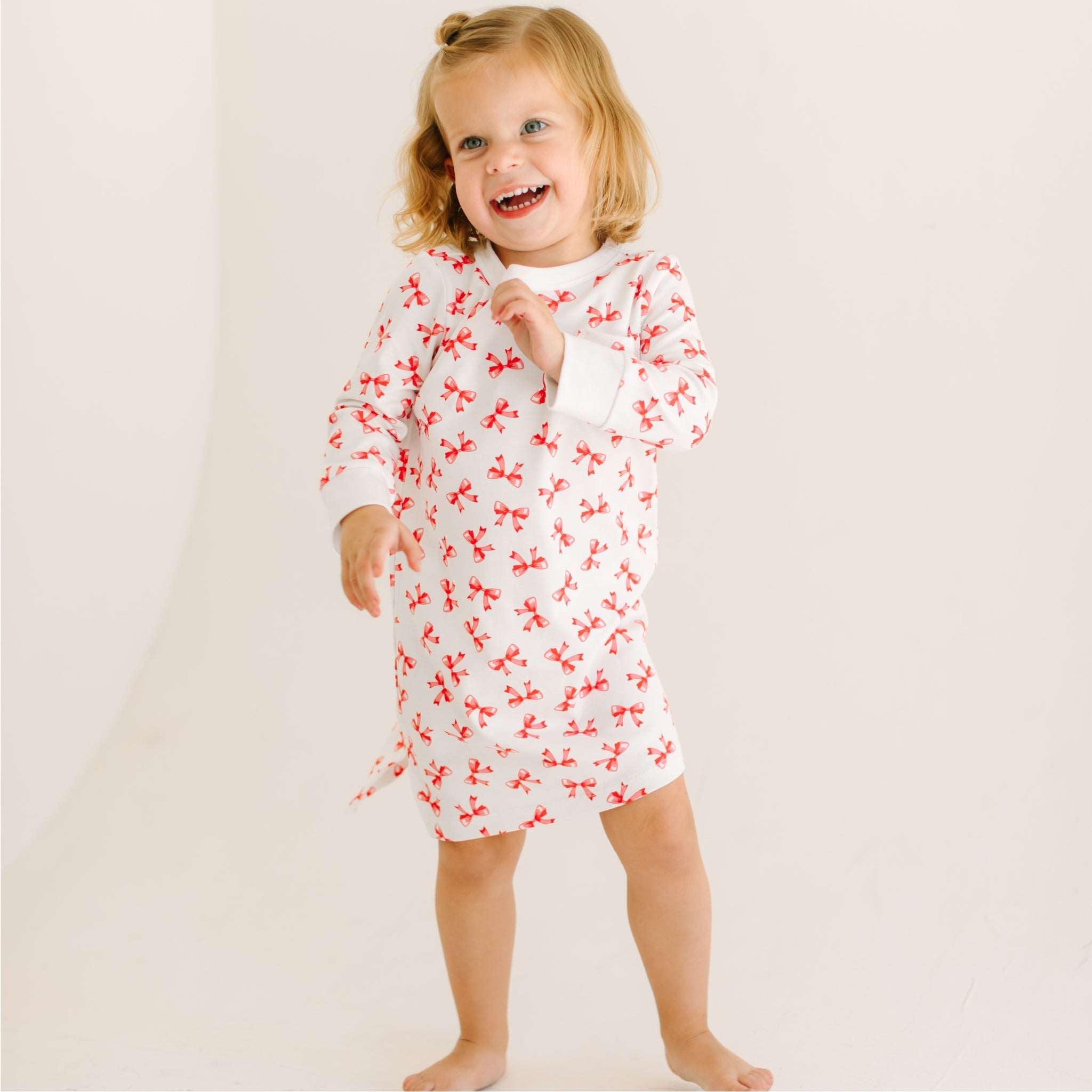 Scarlett Bows Nightdress - Magnolia BabyNightdress