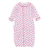 Scarlett Bows Print Ruffle Converter - Magnolia BabyConverter Gown