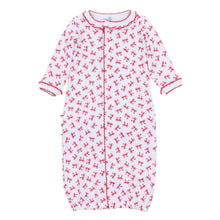  Scarlett Bows Print Ruffle Converter - Magnolia BabyConverter Gown