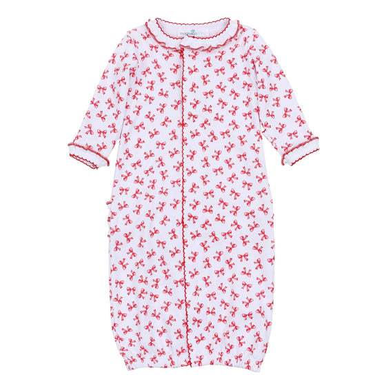 Scarlett Bows Print Ruffle Converter - Magnolia BabyConverter Gown