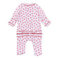 Scarlett Bows Print Ruffle Footie - Magnolia BabyFootie