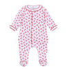 Scarlett Bows Print Ruffle Footie - Magnolia BabyFootie