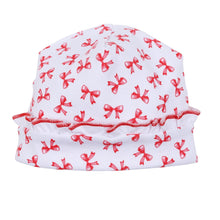  Scarlett Bows Print Ruffle Hat - Magnolia BabyHat