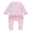 Scarlett Bows Print Zip Footie - Magnolia BabyFootie