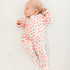 Scarlett Bows Print Zip Footie - Magnolia BabyFootie