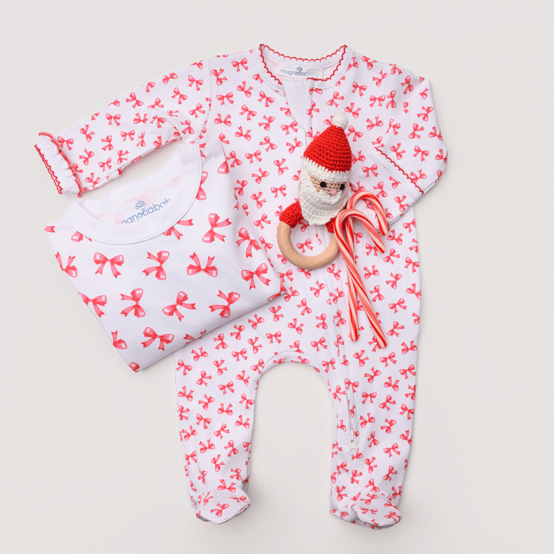 Scarlett Bows Santa Gift Set for Sisters - Magnolia BabyGift Set