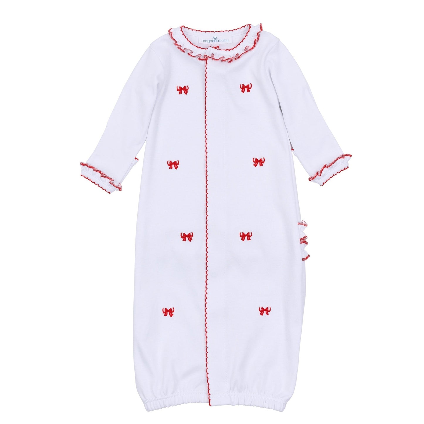 Scarlett Bows Scattered Ruffle Converter - Magnolia BabyConverter Gown