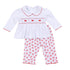 Scarlett Bows Smocked 2pc Pant Set - Magnolia Baby2pc Pant Set